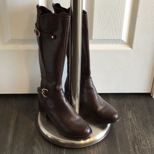 SoleMania tall boot size 7.5 Brown